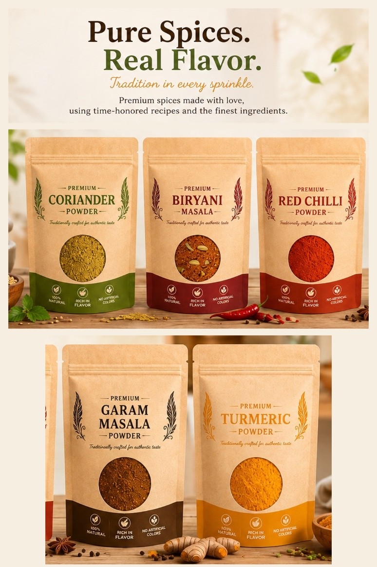 Grandma's Spice Box spice collection